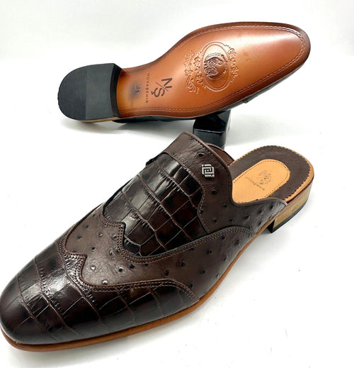 Babouche - L’Oasis – en cuir noir confort et style