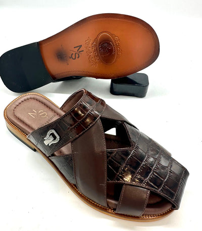 Sandale - L’Artisanale – fermée en cuir au style authentique