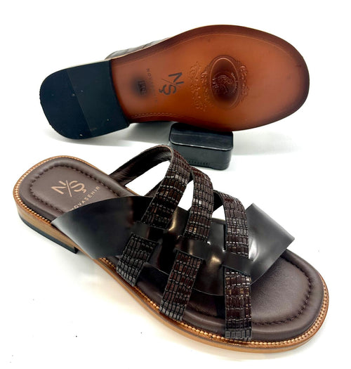 Sandale -L’Épuré – Torsadée minimaliste en cuir